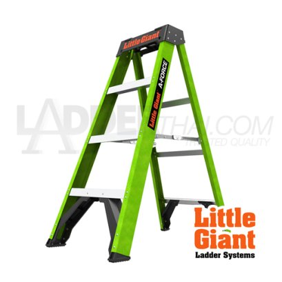 LG15794-001 บันไดไฟเบอร์กลาส A-Force 4 ขั้น ' รุ่น 15794-001 "LITTLE GIANT"